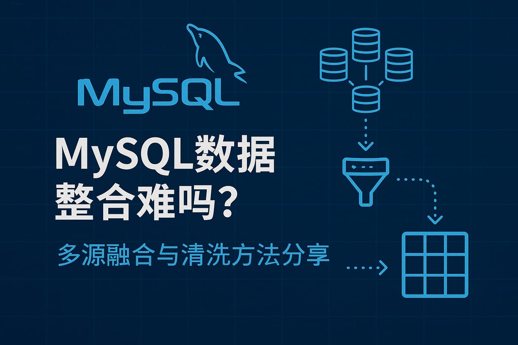 mysql数据整合难吗？多源融合与清洗方法分享