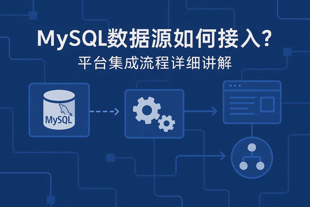 mysql数据源如何接入？平台集成流程详细讲解