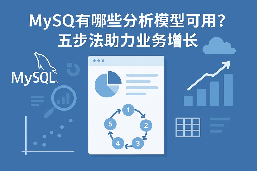 mysql有哪些分析模型可用？五步法助力业务增长