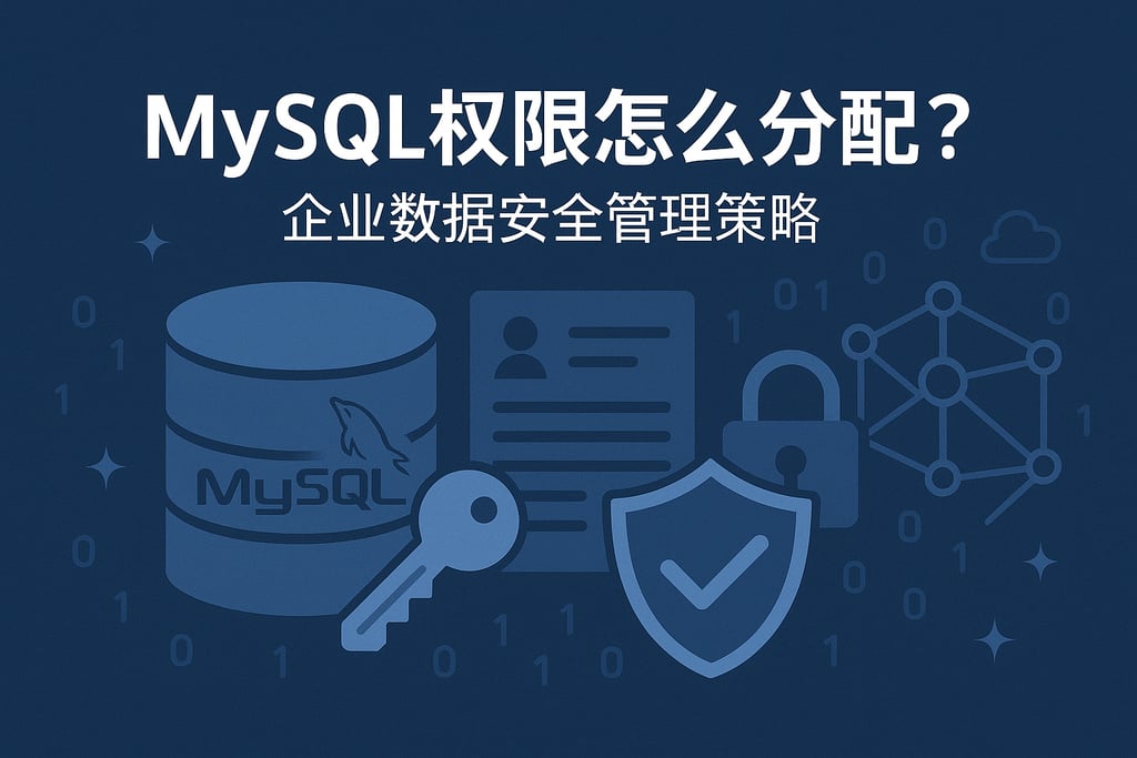 mysql权限怎么分配？企业数据安全管理策略