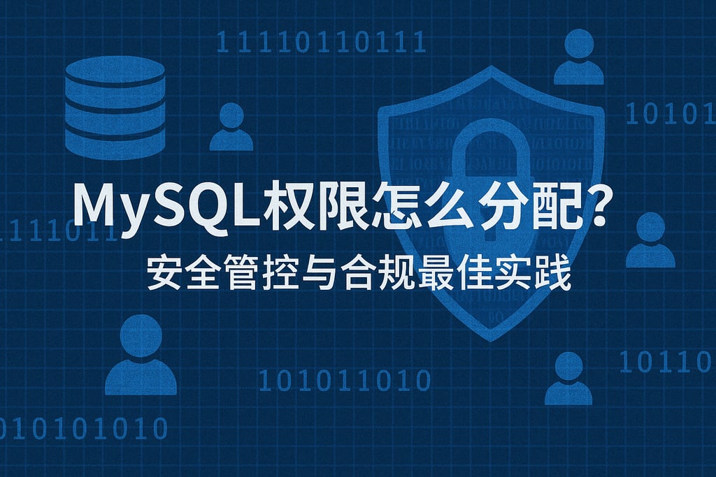 mysql权限怎么分配？安全管控与合规最佳实践