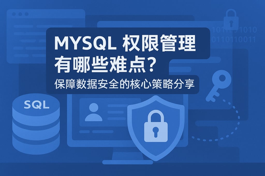 mysql权限管理有哪些难点？保障数据安全的核心策略分享