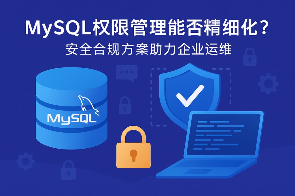 mysql权限管理能否精细化？安全合规方案助力企业运维