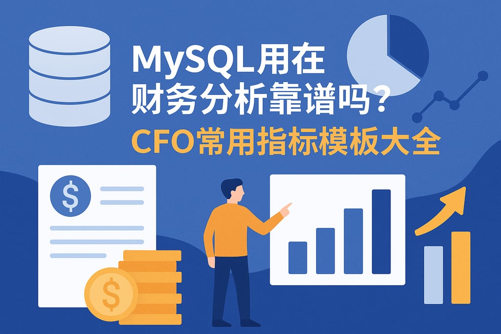 mysql用在财务分析靠谱吗？CFO常用指标模板大全