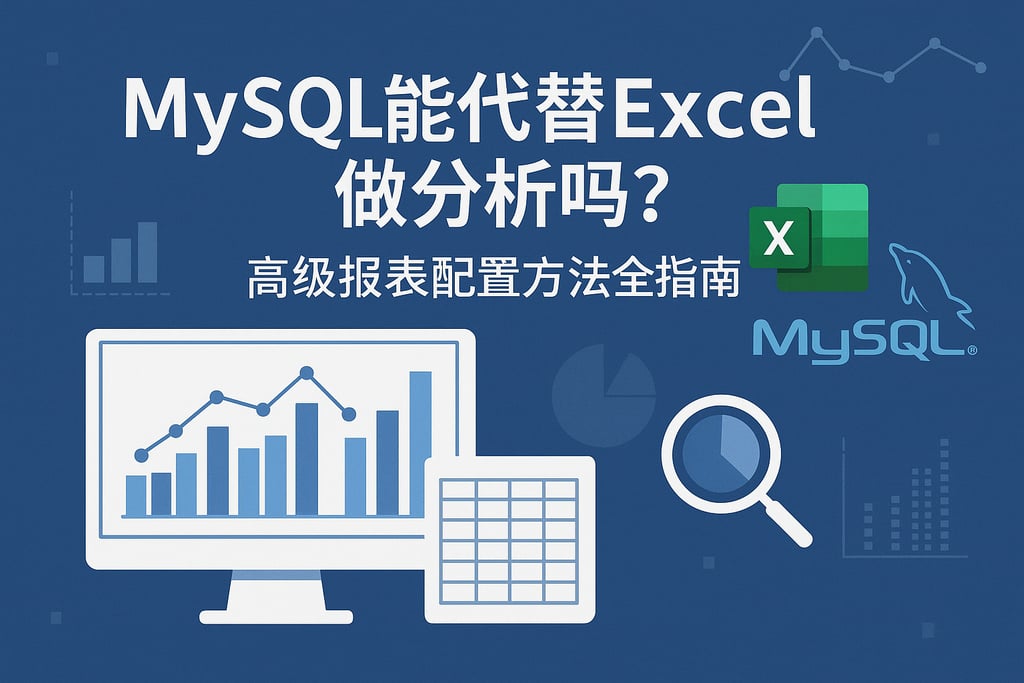 mysql能代替Excel做分析吗？高级报表配置方法全指南