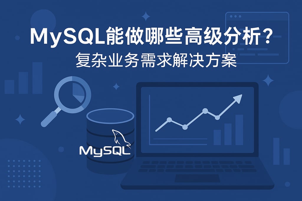 mysql能做哪些高级分析？复杂业务需求解决方案