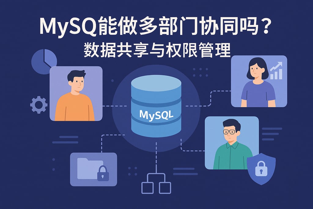 mysql能做多部门协同吗？数据共享与权限管理