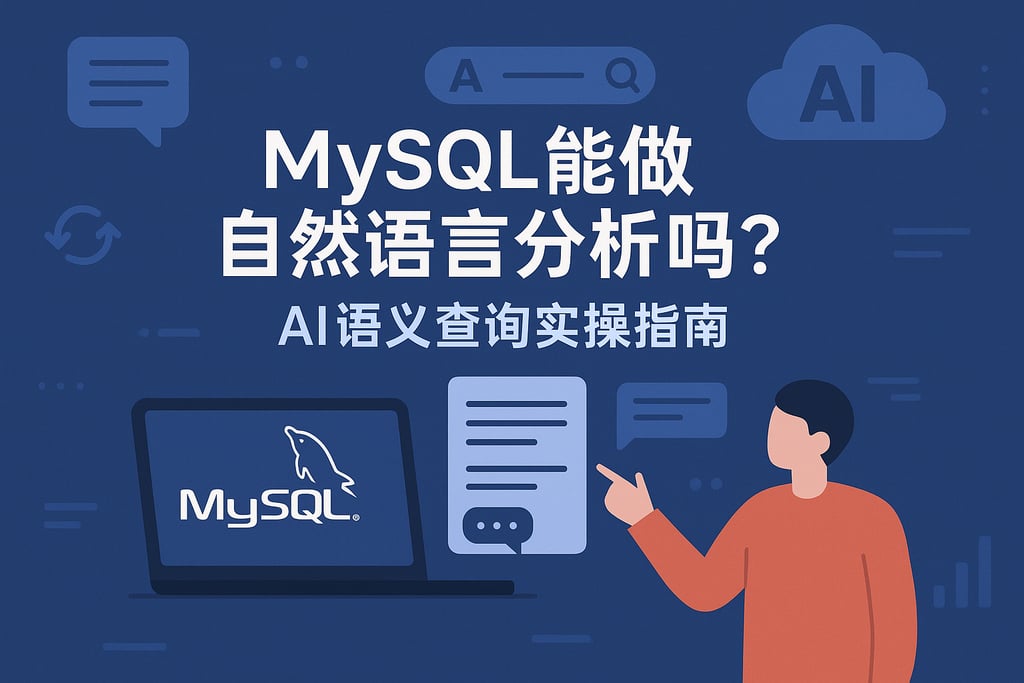 mysql能做自然语言分析吗？AI语义查询实操指南
