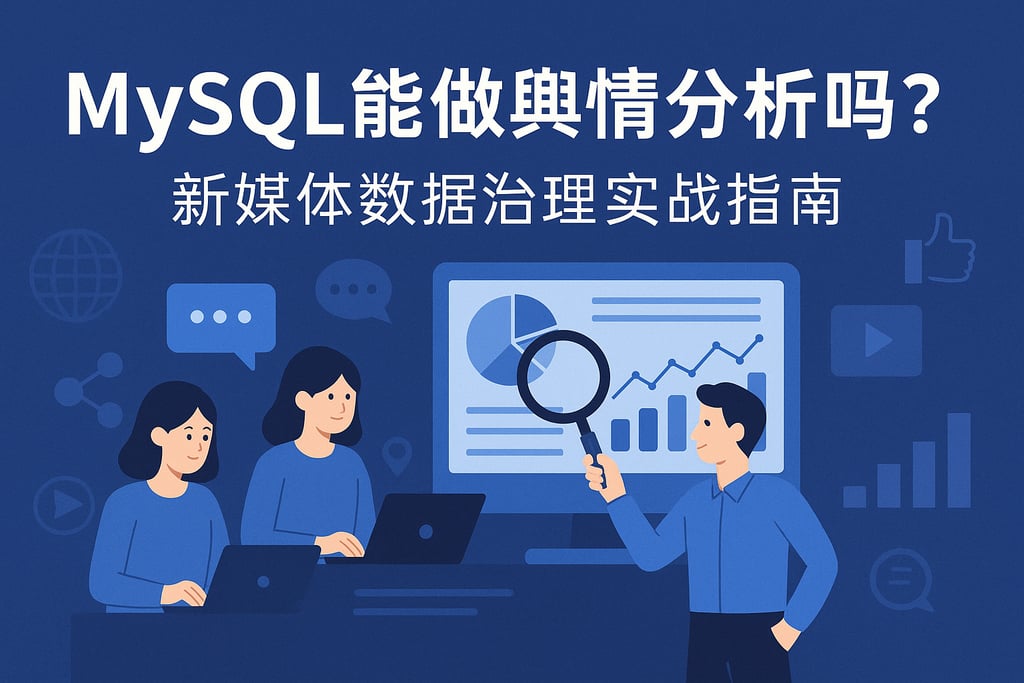 mysql能做舆情分析吗？新媒体数据治理实战指南