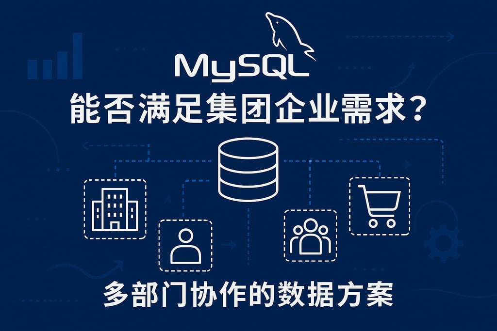 mysql能否满足集团企业需求？多部门协作数据方案