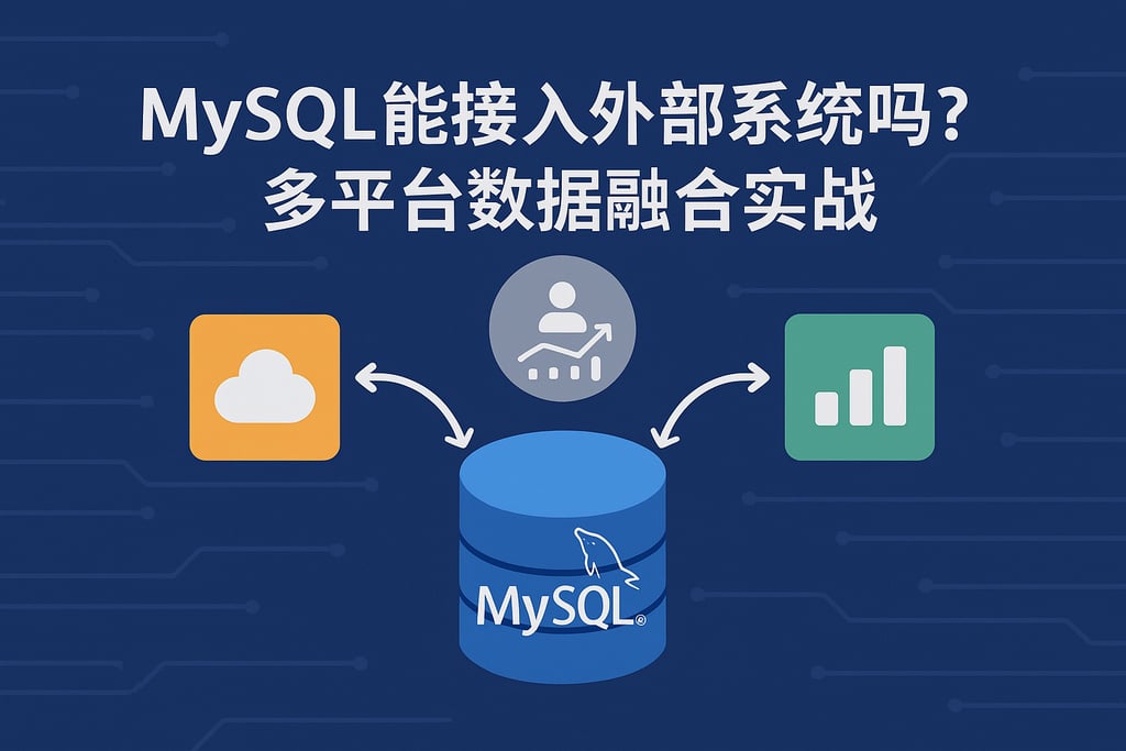 mysql能接入外部系统吗？多平台数据融合实战