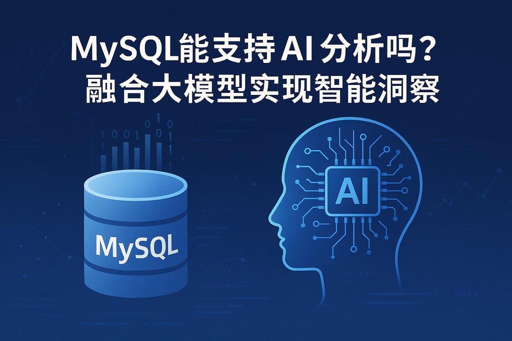 mysql能支持AI分析吗？融合大模型实现智能洞察