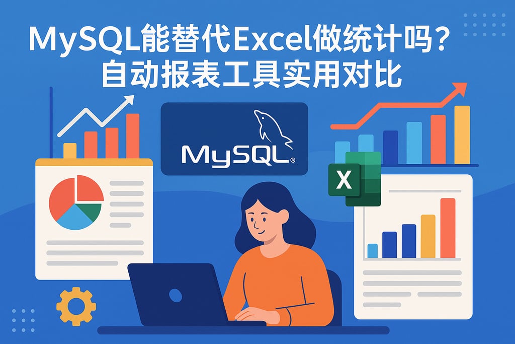 mysql能替代Excel做统计吗？自动报表工具实用对比