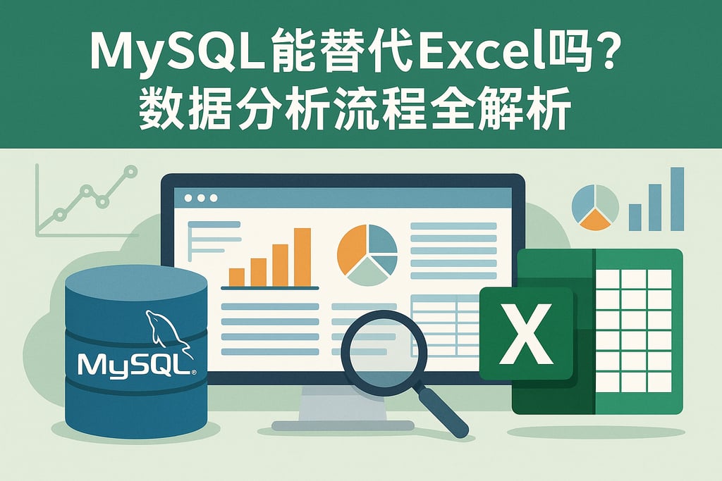 mysql能替代excel吗？数据分析流程全解析