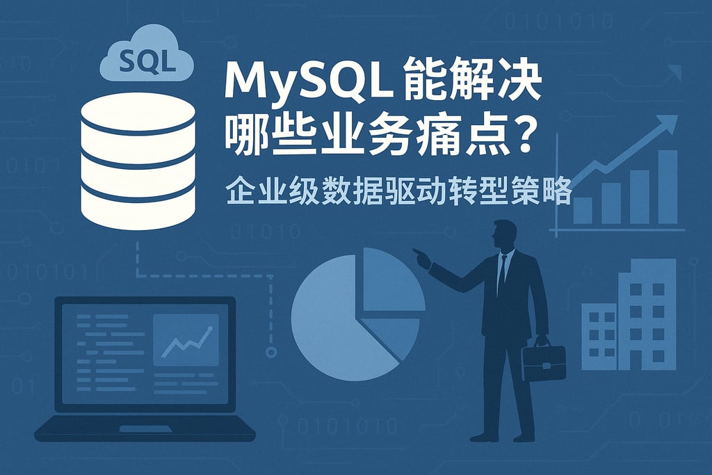 mysql能解决哪些业务痛点？企业级数据驱动转型策略