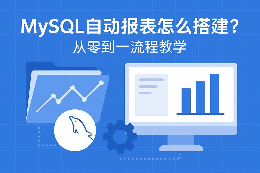 mysql自动报表怎么搭建？从零到一流程教学