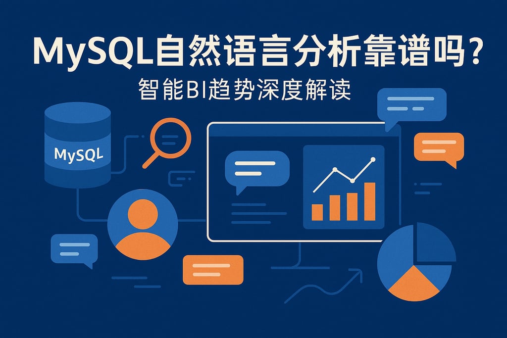 mysql自然语言分析靠谱吗？智能BI趋势深度解读