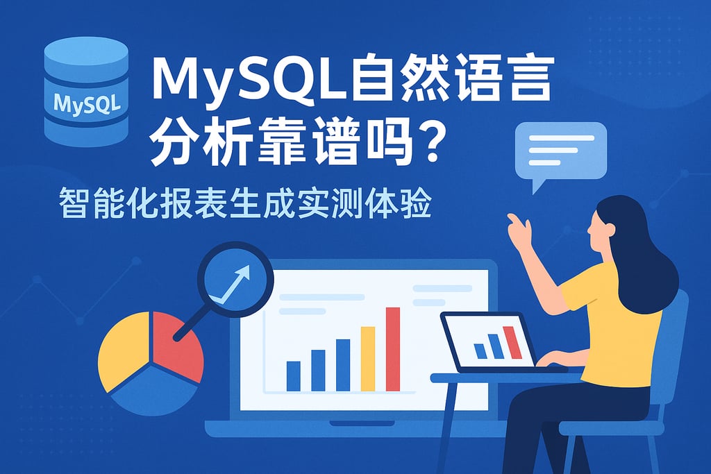 mysql自然语言分析靠谱吗？智能化报表生成实测体验
