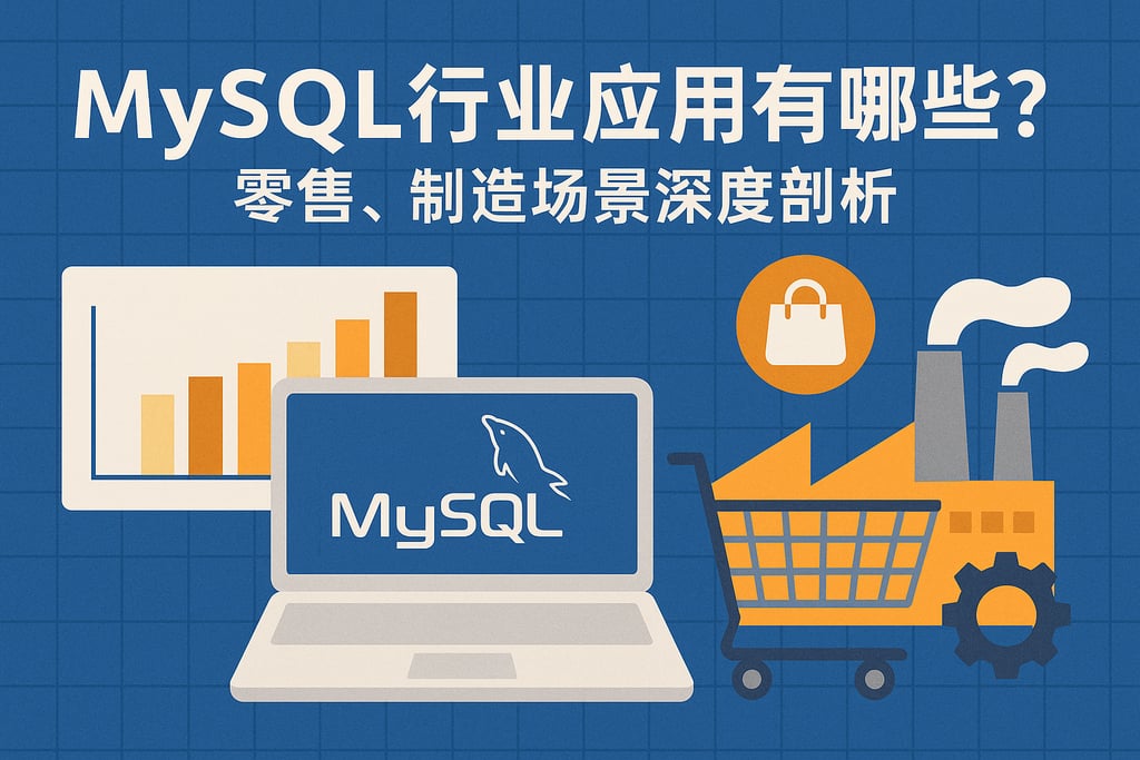mysql行业应用有哪些？零售、制造场景深度剖析