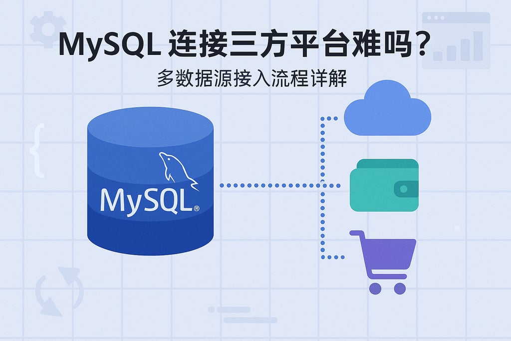 mysql连接第三方平台难吗？多数据源接入流程详解