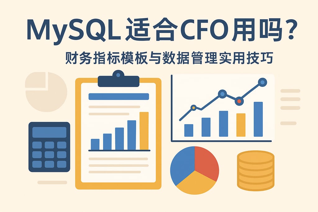 mysql适合CFO用吗？财务指标模板与数据管理实用技巧