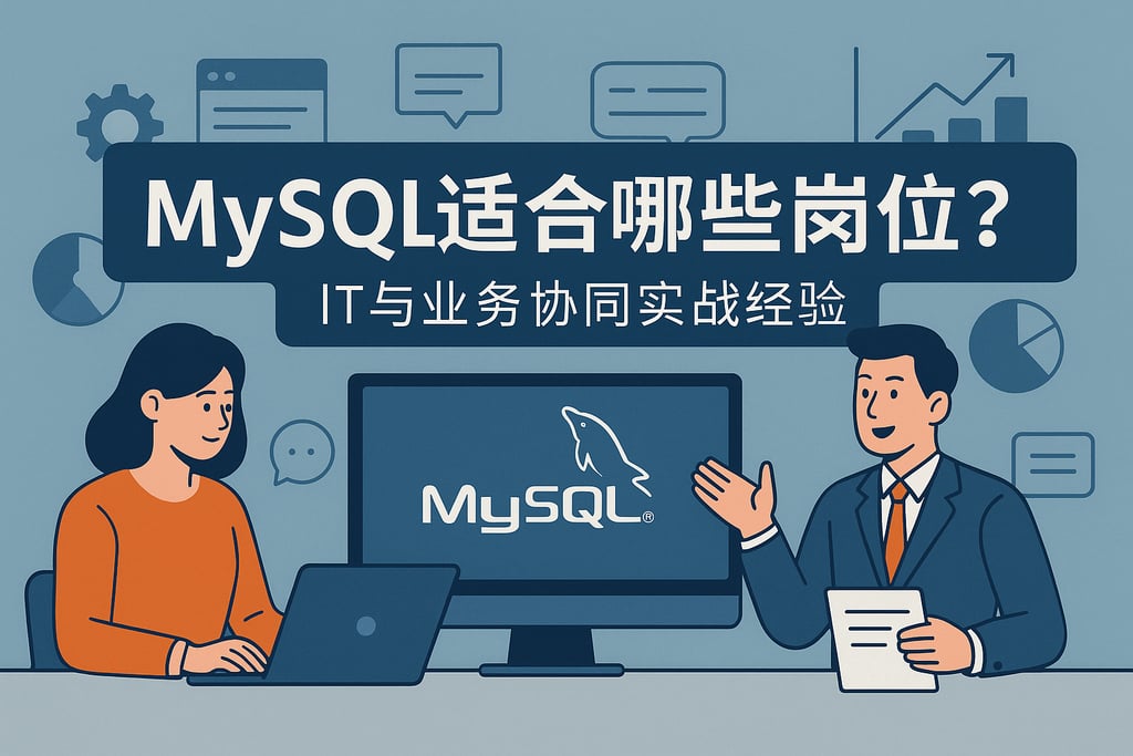 mysql适合哪些岗位？IT与业务协同实战经验