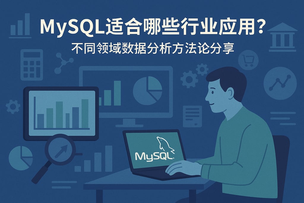 mysql适合哪些行业应用？不同领域数据分析方法论分享