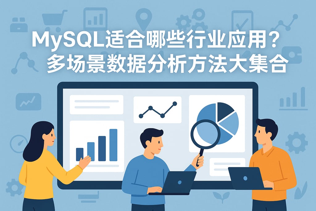 mysql适合哪些行业应用？多场景数据分析方法大集合