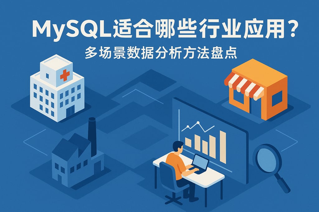 mysql适合哪些行业应用？多场景数据分析方法盘点