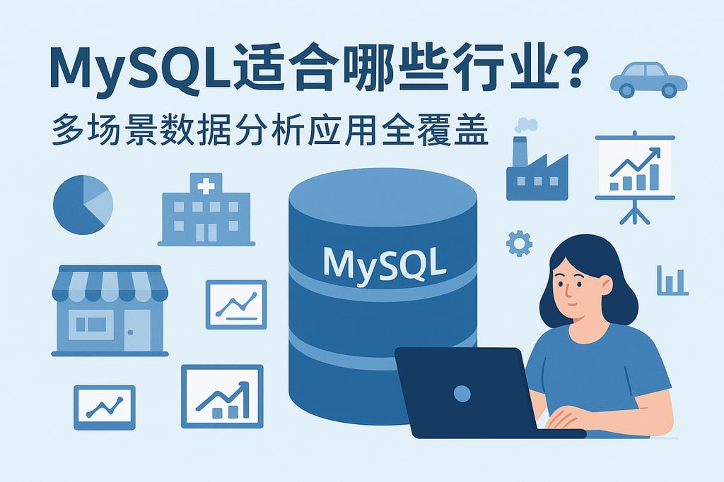mysql适合哪些行业？多场景数据分析应用全覆盖