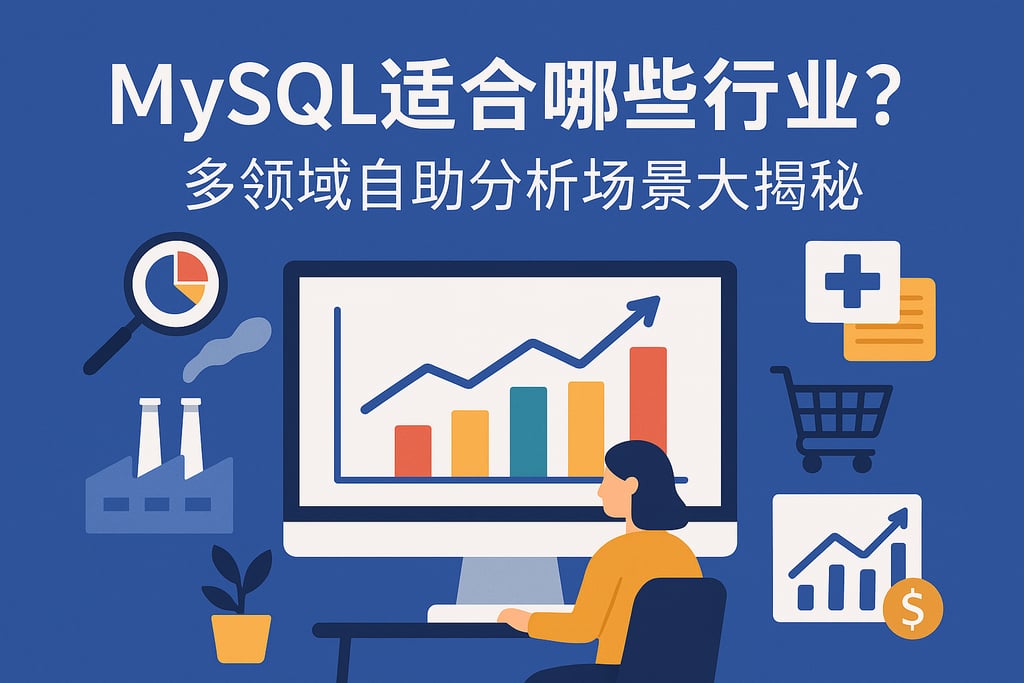 mysql适合哪些行业？多领域自助分析场景大揭秘