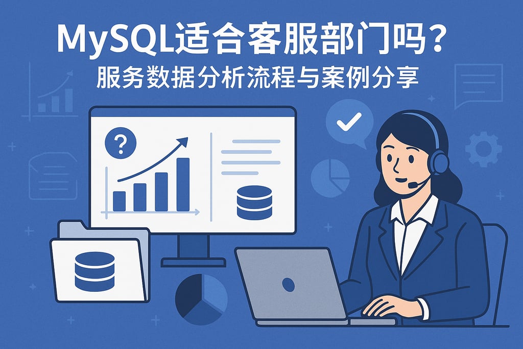 mysql适合客服部门吗？服务数据分析流程与案例分享