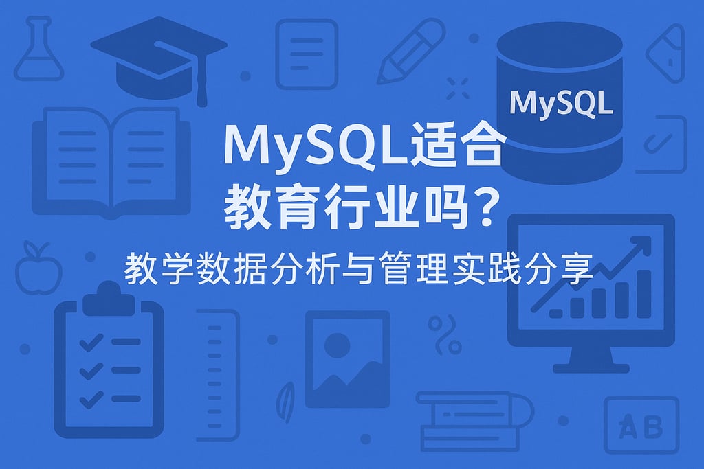 mysql适合教育行业吗？教学数据分析与管理实践分享