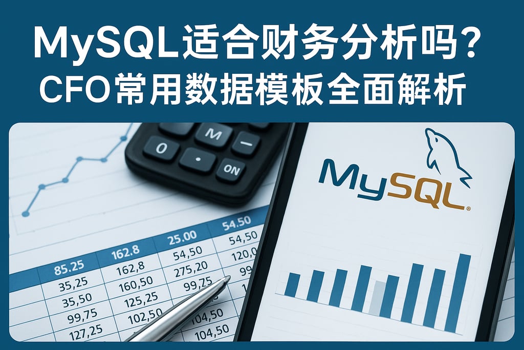 mysql适合财务分析吗？CFO常用数据模板全面解析