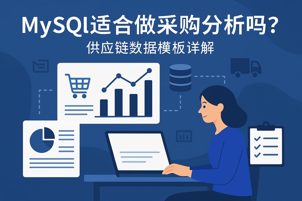 mysql适合采购分析吗？供应链数据模板详解