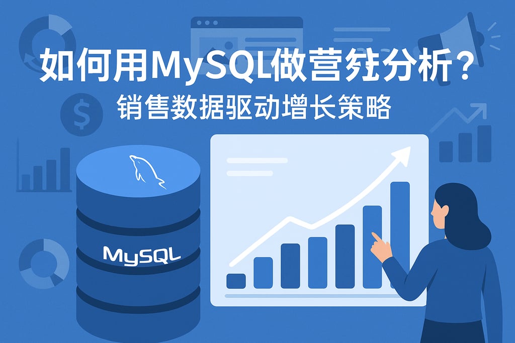 如何用mysql做营销分析？销售数据驱动增长策略