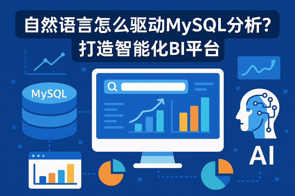 自然语言怎么驱动mysql分析？打造智能化BI平台