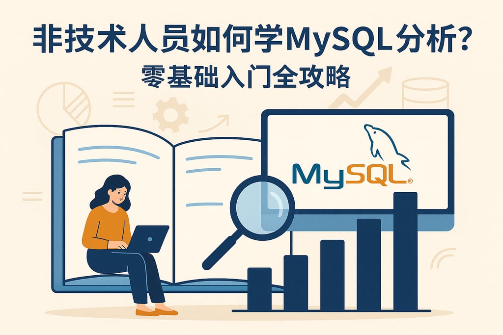 非技术人员如何学mysql分析？零基础入门全攻略