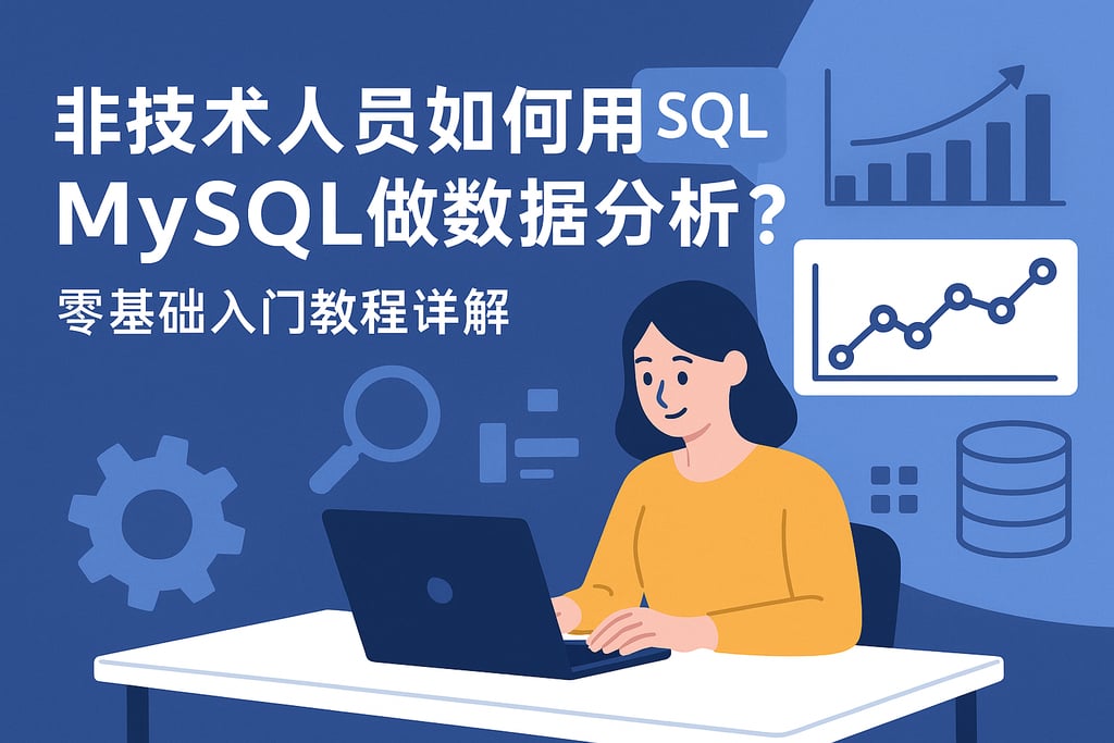 非技术人员如何用mysql做数据分析？零基础入门教程详解
