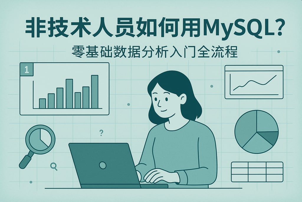 非技术人员如何用mysql？零基础数据分析入门全流程