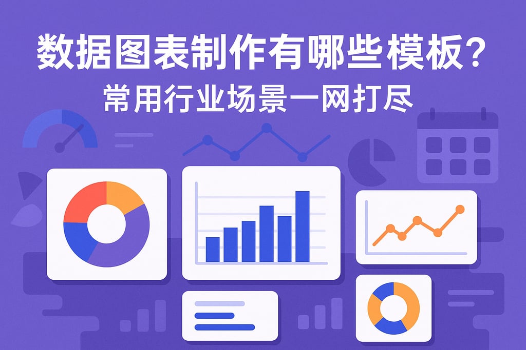 数据图表制作有哪些模板？常用行业场景一网打尽 - FineBI数据分析知识库