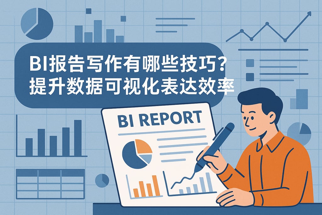 BI报告写作有哪些技巧？提升数据可视化表达效率
