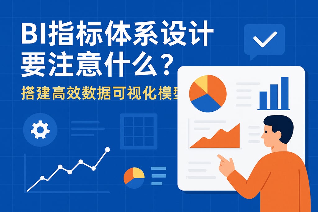BI指标体系设计要注意什么？搭建高效数据可视化模型