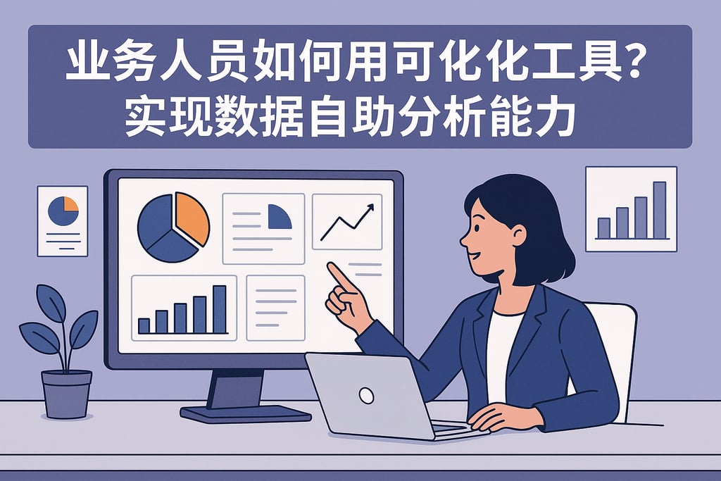 业务人员如何用可视化工具？实现数据自助分析能力