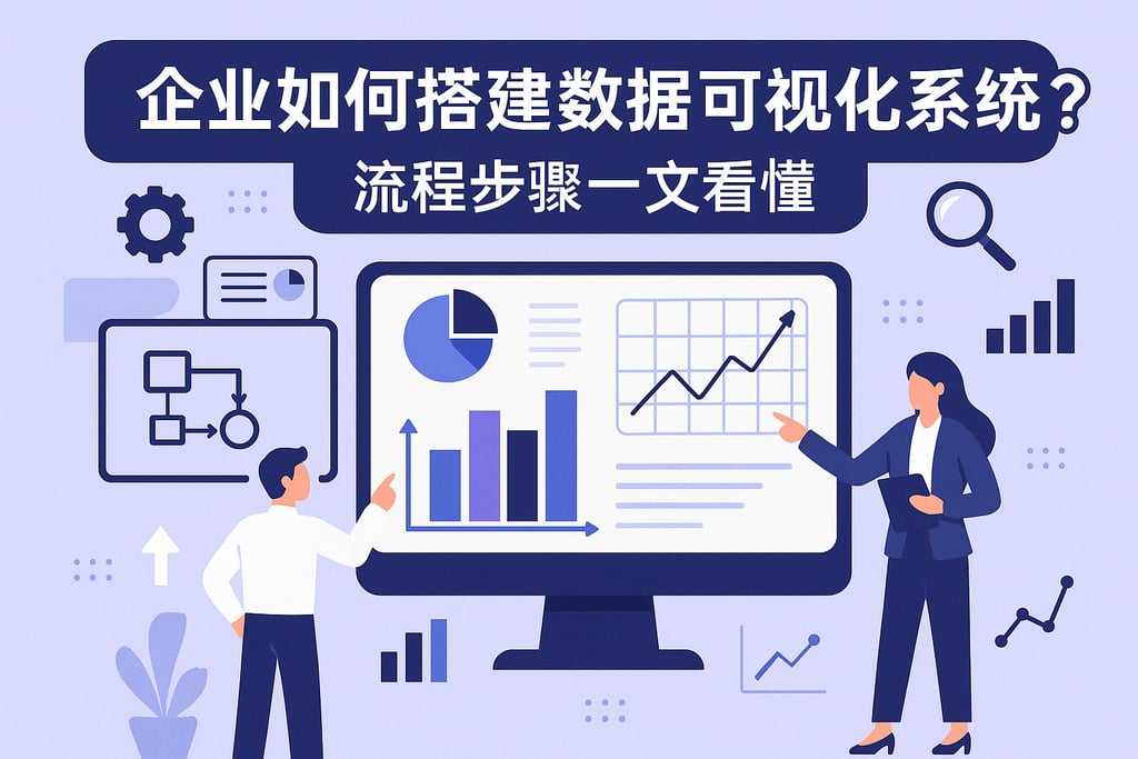 企业如何搭建数据可视化系统？流程步骤一文看懂