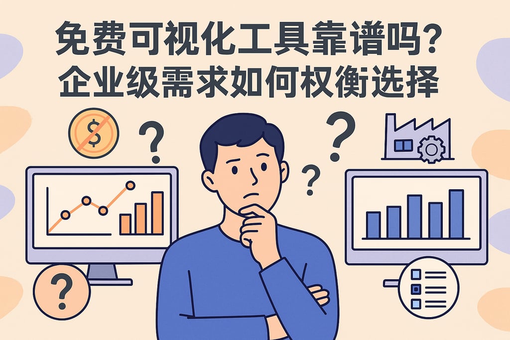 免费可视化工具靠谱吗？企业级需求如何权衡选择
