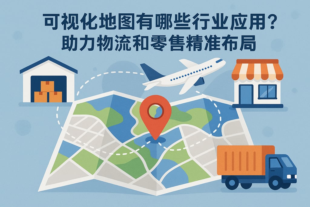 可视化地图有哪些行业应用？助力物流和零售精准布局