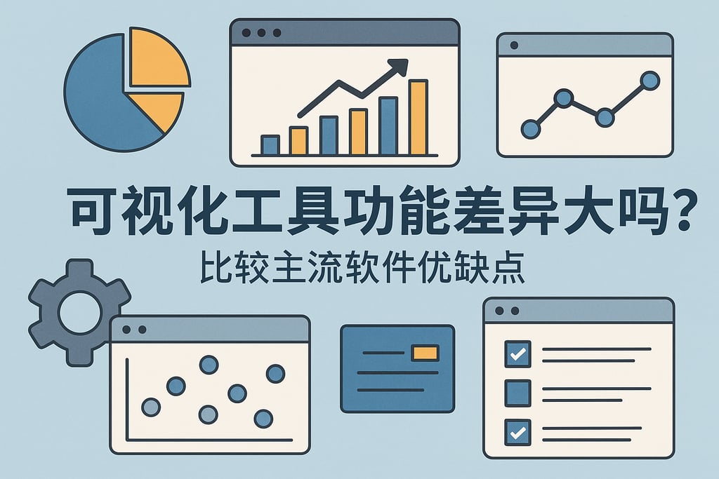 可视化工具功能差异大吗？比较主流软件优缺点