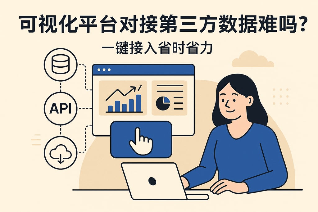 可视化平台对接第三方数据难吗？一键接入省时省力