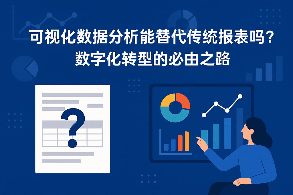 可视化数据分析能替代传统报表吗？数字化转型的必由之路